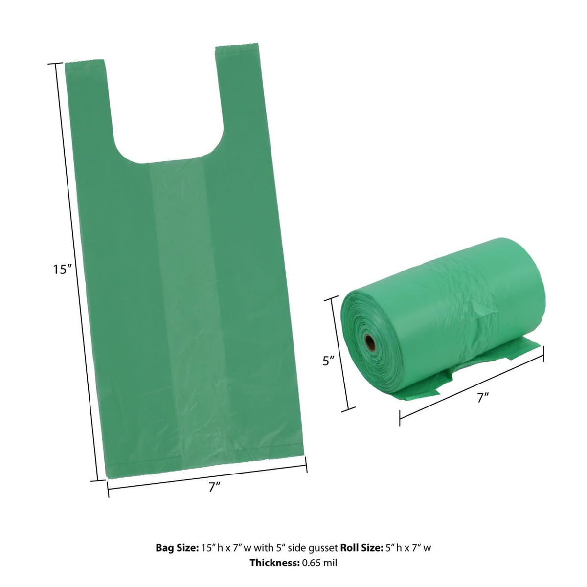 Jumbo Tie-Handle Pet Waste Bags, 2,400 Count, 8 Rolls Z390