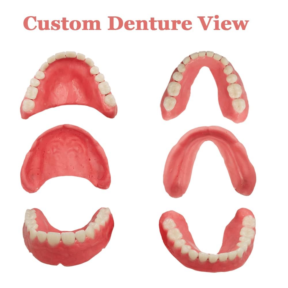 Fake Teeth Denture Top and Bottom Temporary Teeth T45640
