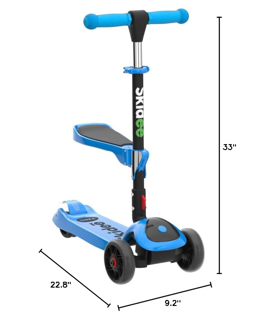 Foldable 3 Wheel Kick Scooter with Removable Seat P89925