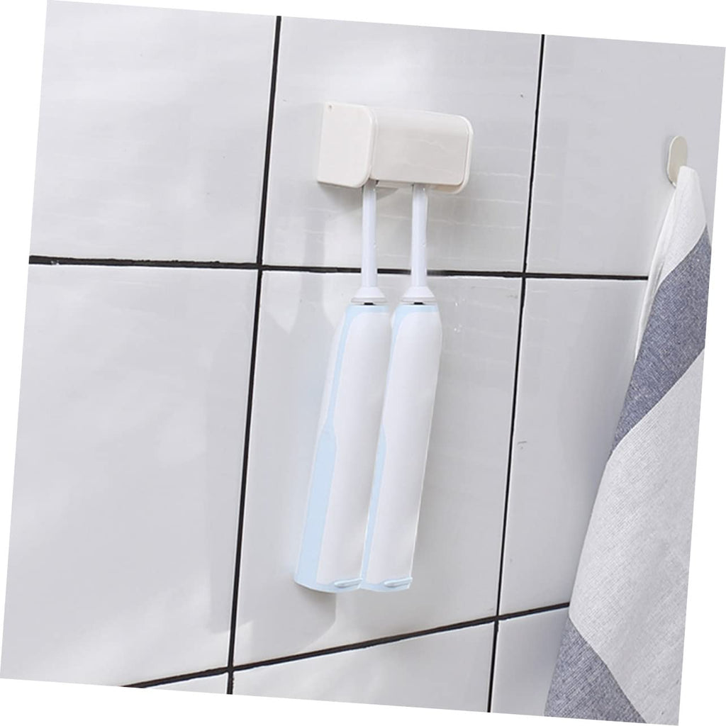 2 Pack Wall Mount Plastic Electric Toothbrush Holder N587869