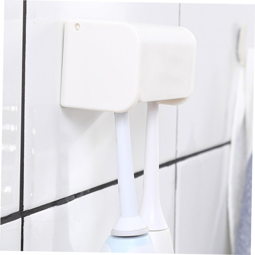 2 Pack Wall Mount Plastic Electric Toothbrush Holder N587869