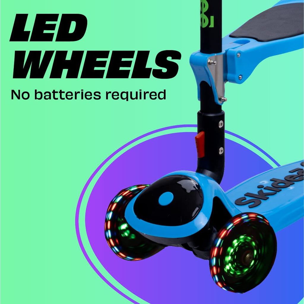 Foldable 3 Wheel Kick Scooter with Removable Seat P89925