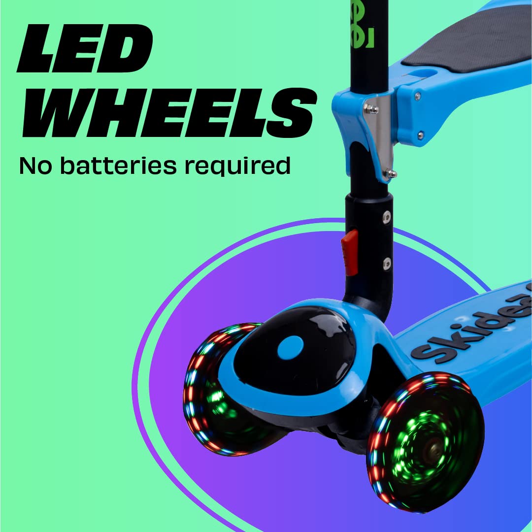 Foldable 3 Wheel Kick Scooter with Removable Seat P89925