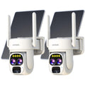 Wireless Solar Security Camera 360 PTZ Dual Lens 10x Zoom 2K Q993191