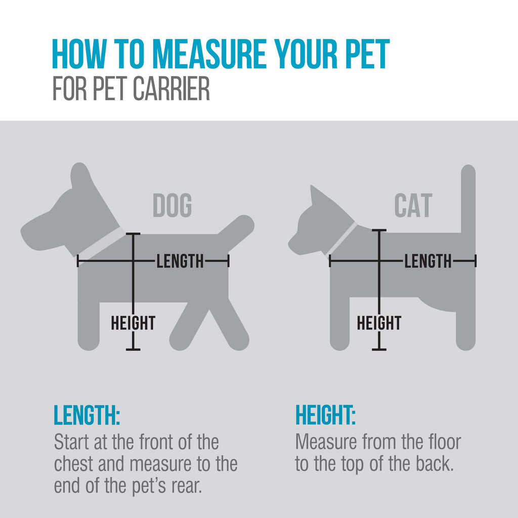 2-in-1 Airline Approved Pet Carrier, Gray Medium J620182