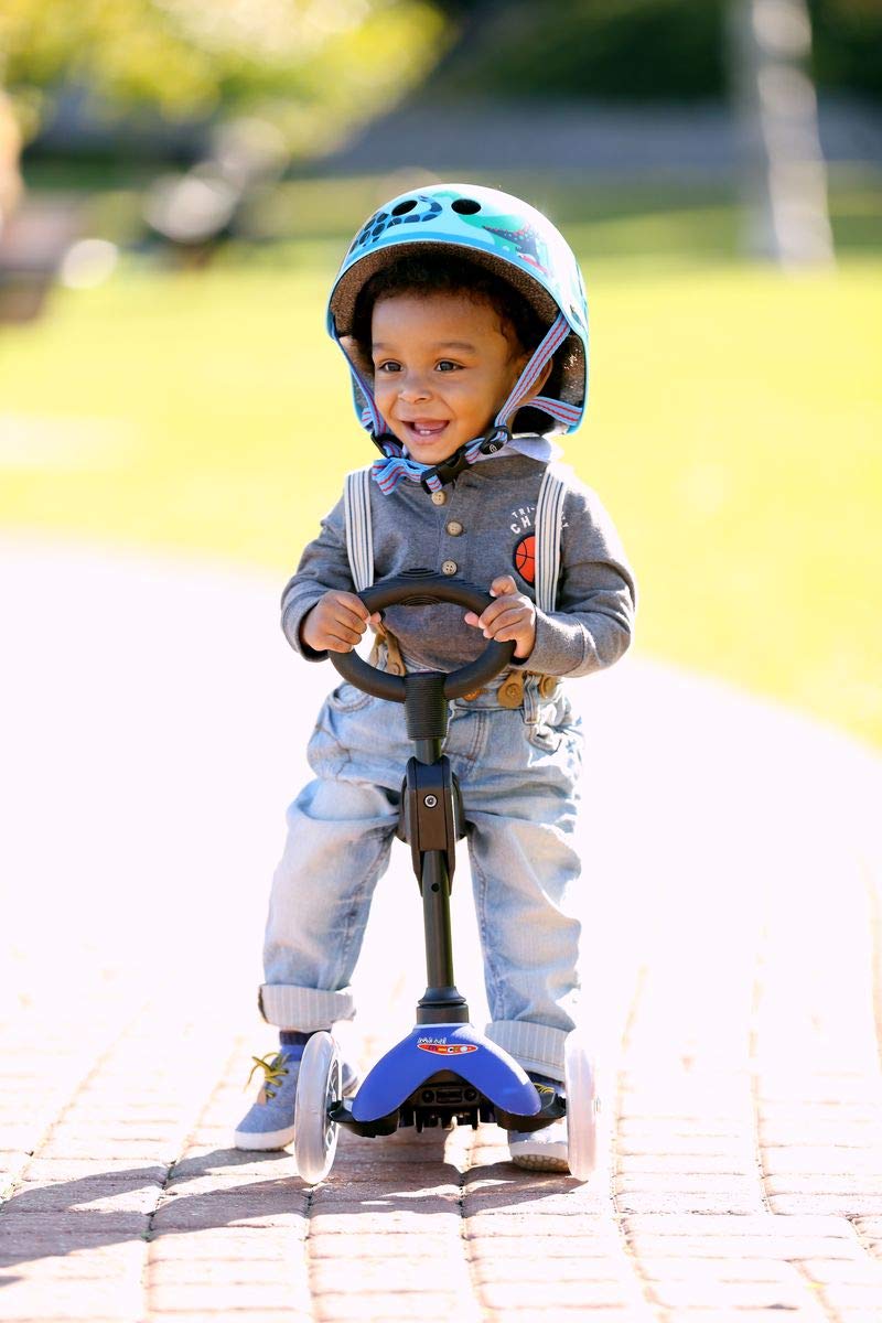 3-in-1 Toddler Scooter with Removable Parent Push Bar Y590694