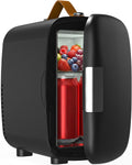 Portable Mini Fridge 4L 6 Can Black C164