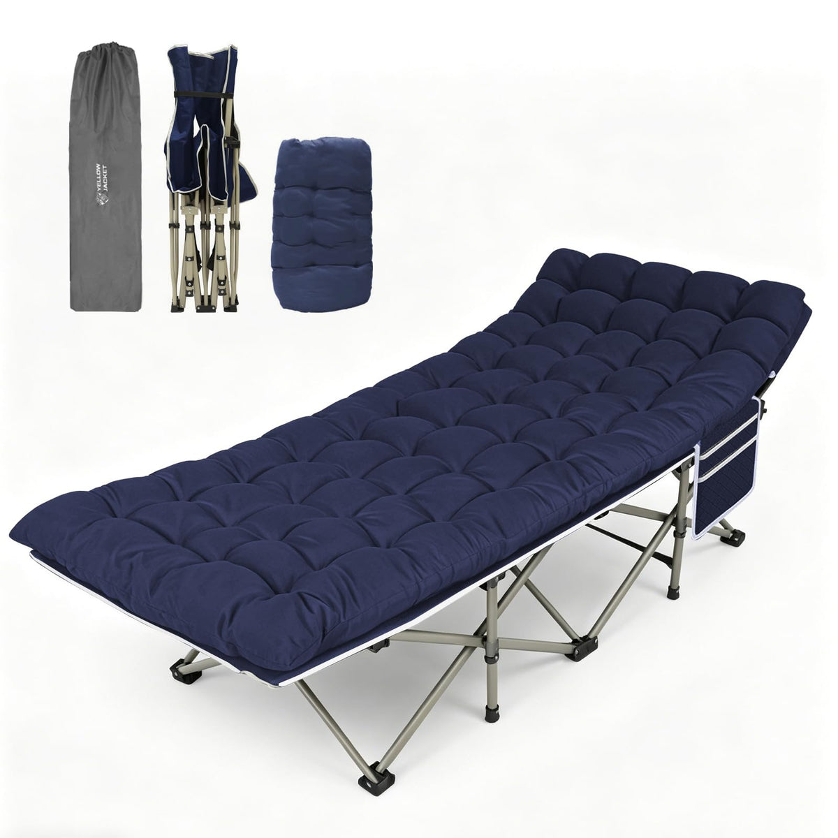 Folding Camping Cot Bed 32" Wide Oxford D343462