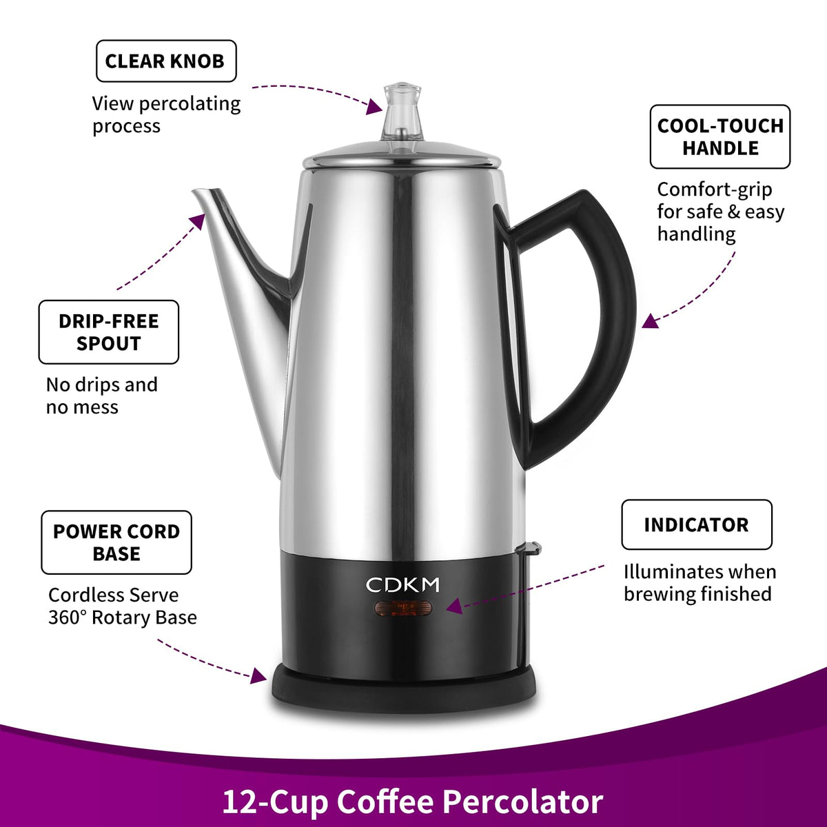 12-Cup Electric Percolator S26765