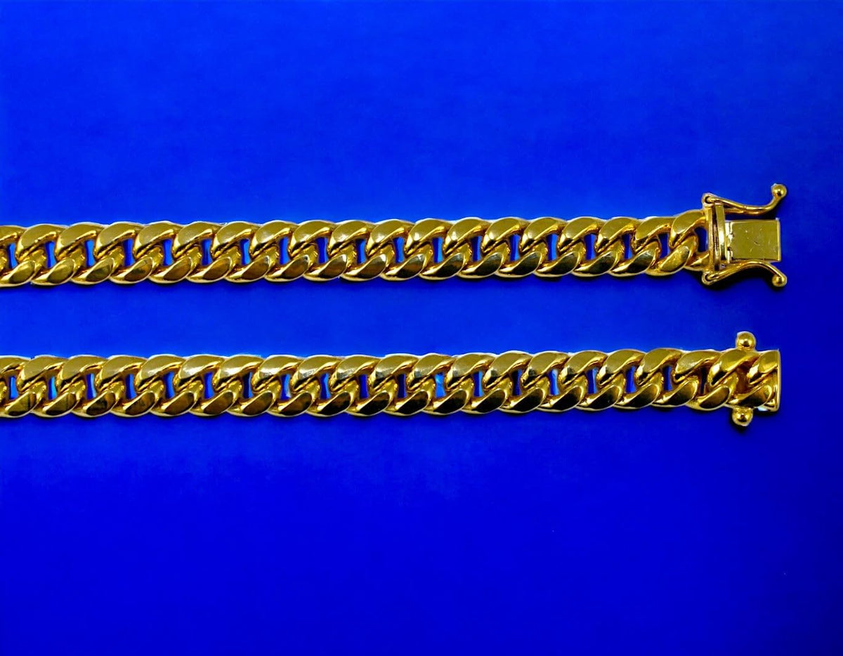 10K Yellow Gold Miami Cuban Chain X867