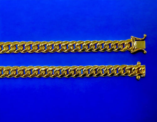 10K Yellow Gold Miami Cuban Chain X867