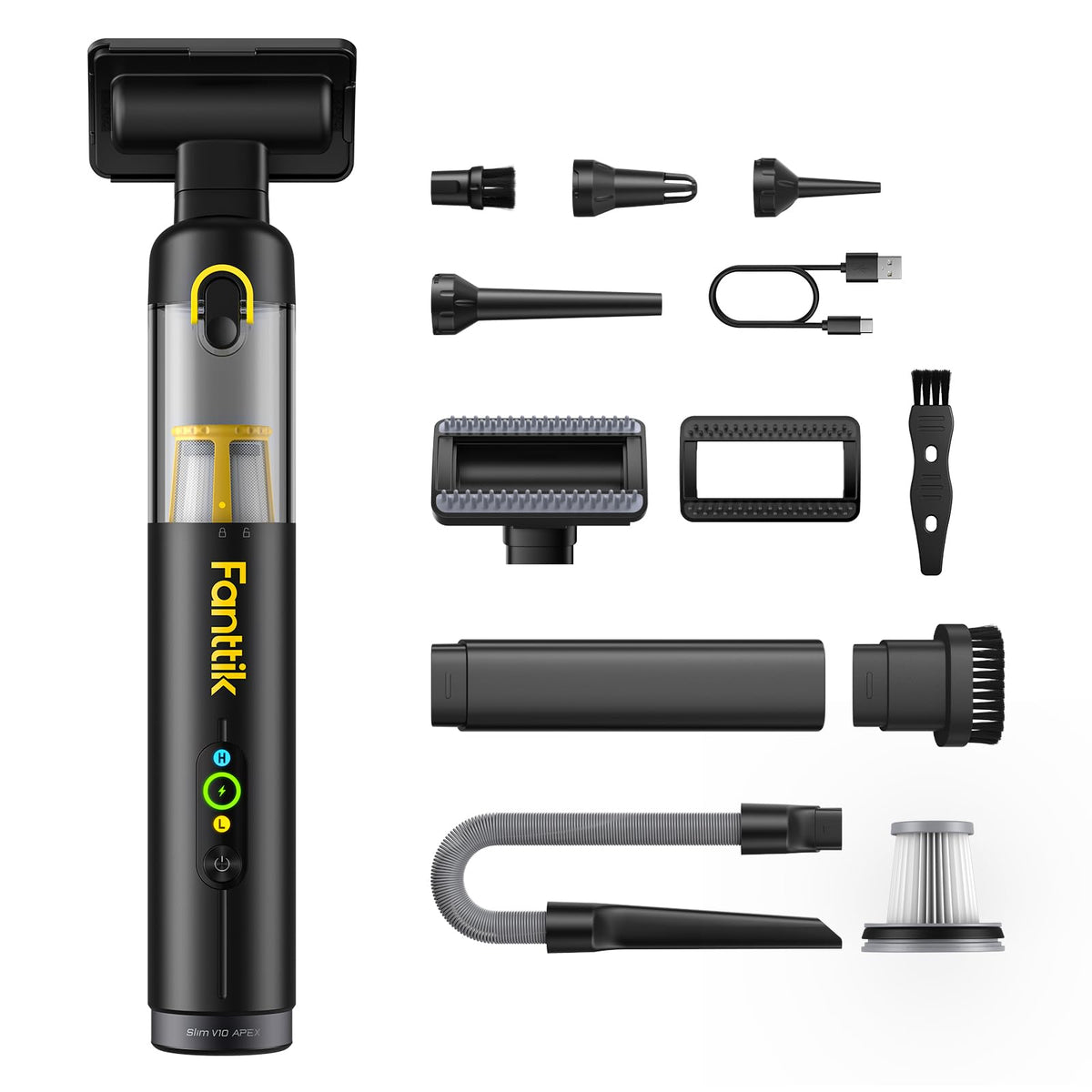 Cordless Handheld Car Vacuum, 19kPa, Black O3040