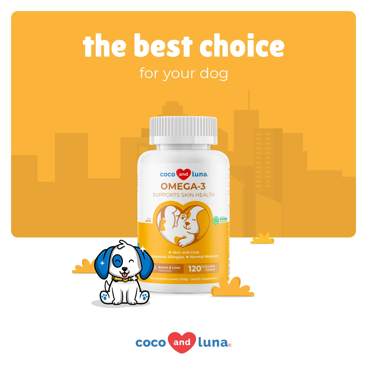 Milk Thistle + Omega 3 for Dogs Bundle with EPA & DHA H224