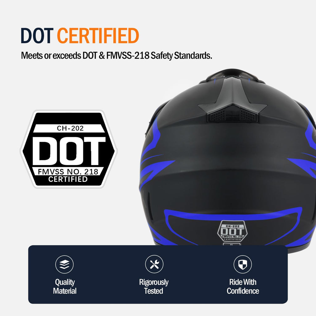 Kids Motocross Full Face Helmet I674