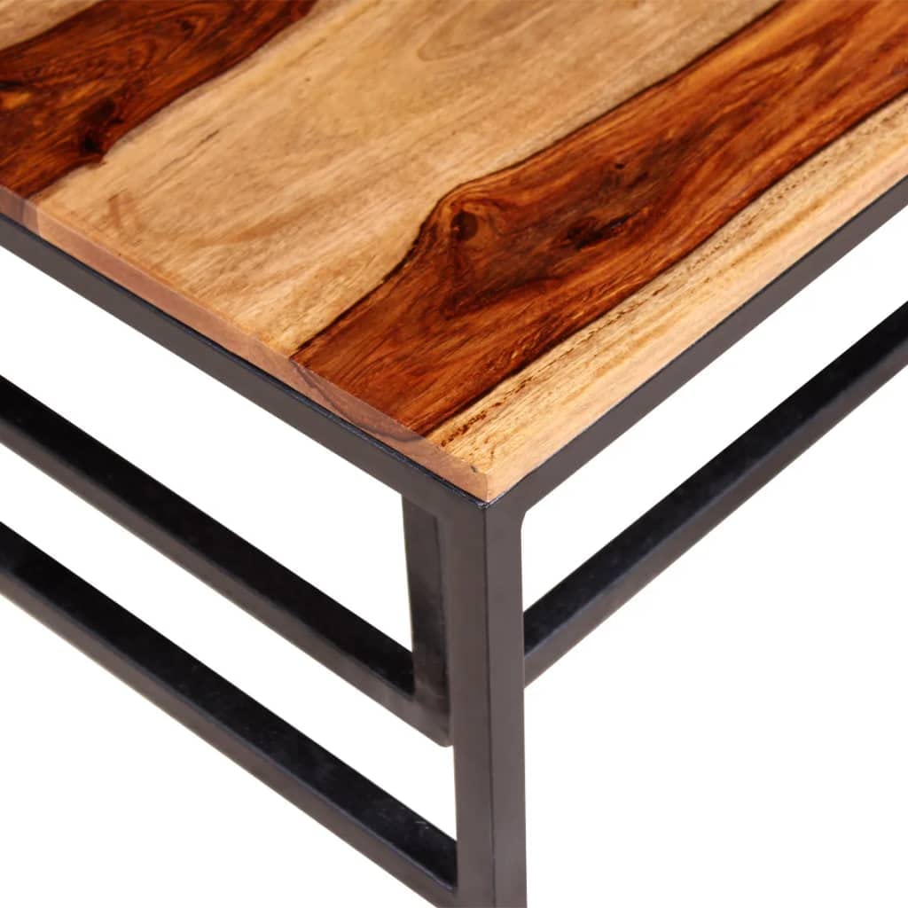 Two Piece Nesting Coffee Table Set Solid Sheesham Wood W59311
