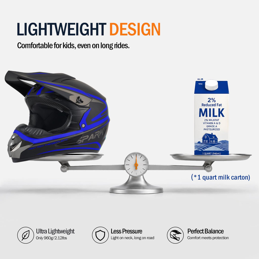 Kids Motocross Full Face Helmet I674