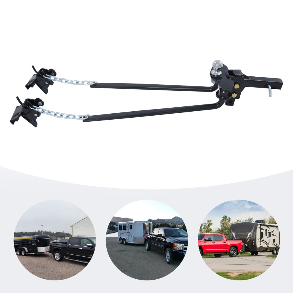 14000lbs Weight Distribution Hitch with Connection Bar F8316