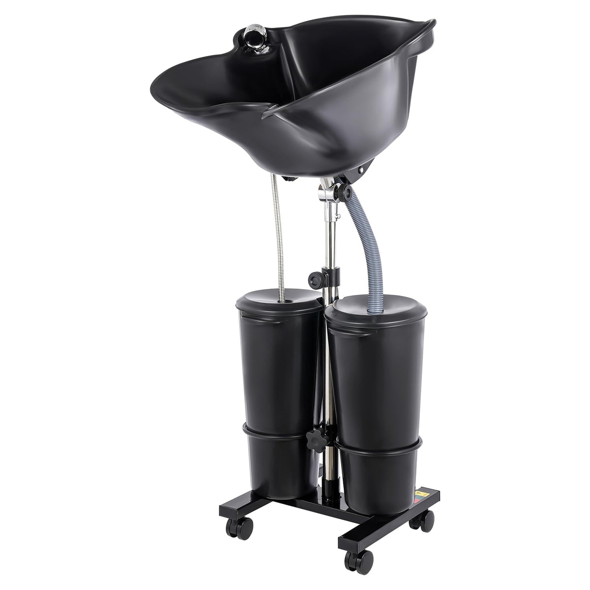 Portable Shampoo Bowl with 2 Buckets Electric Pump & Adjustable Hair Washing Basin K793