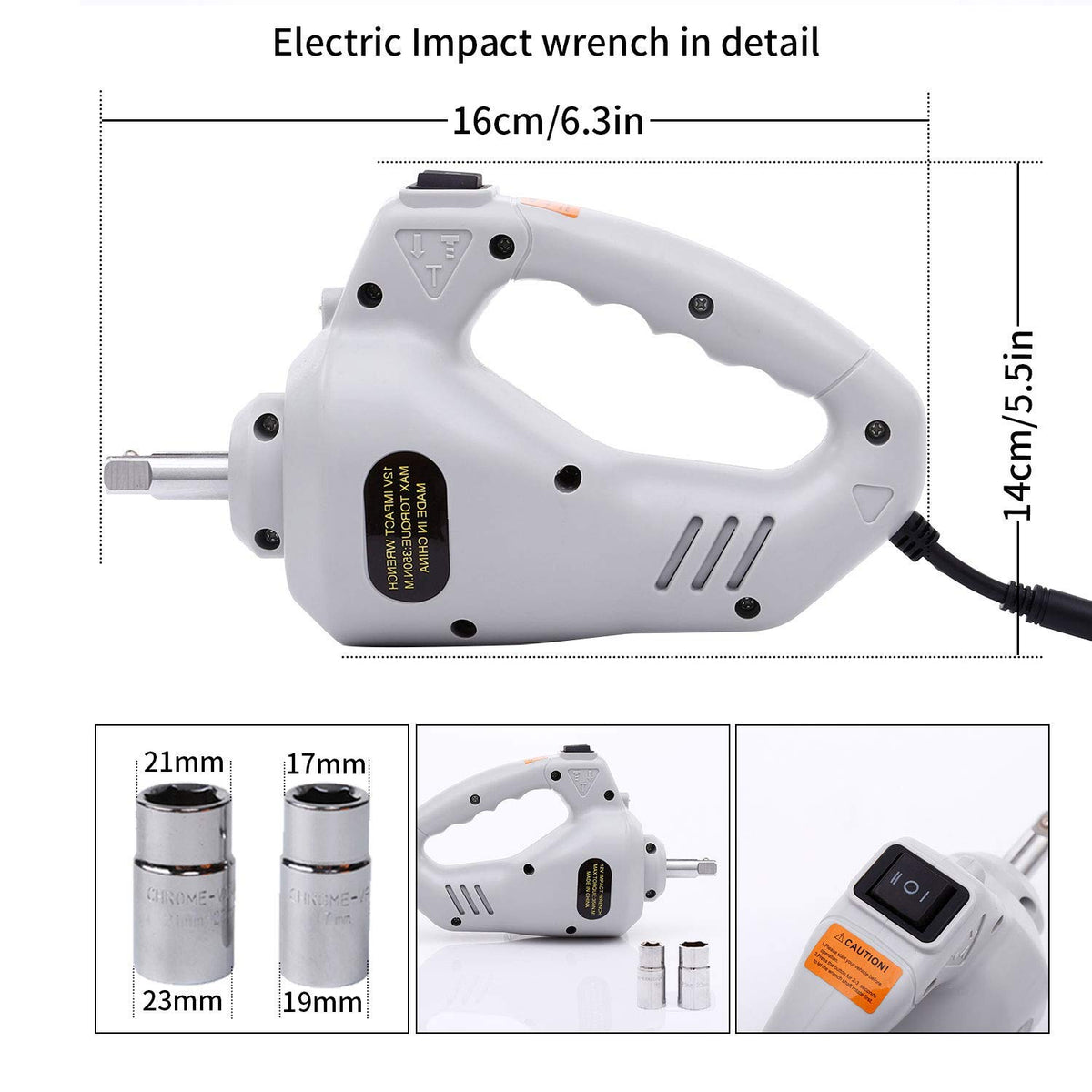 Electric Car Jack 3 Ton 12V Scissor Jack with Impact Wrench W3808
