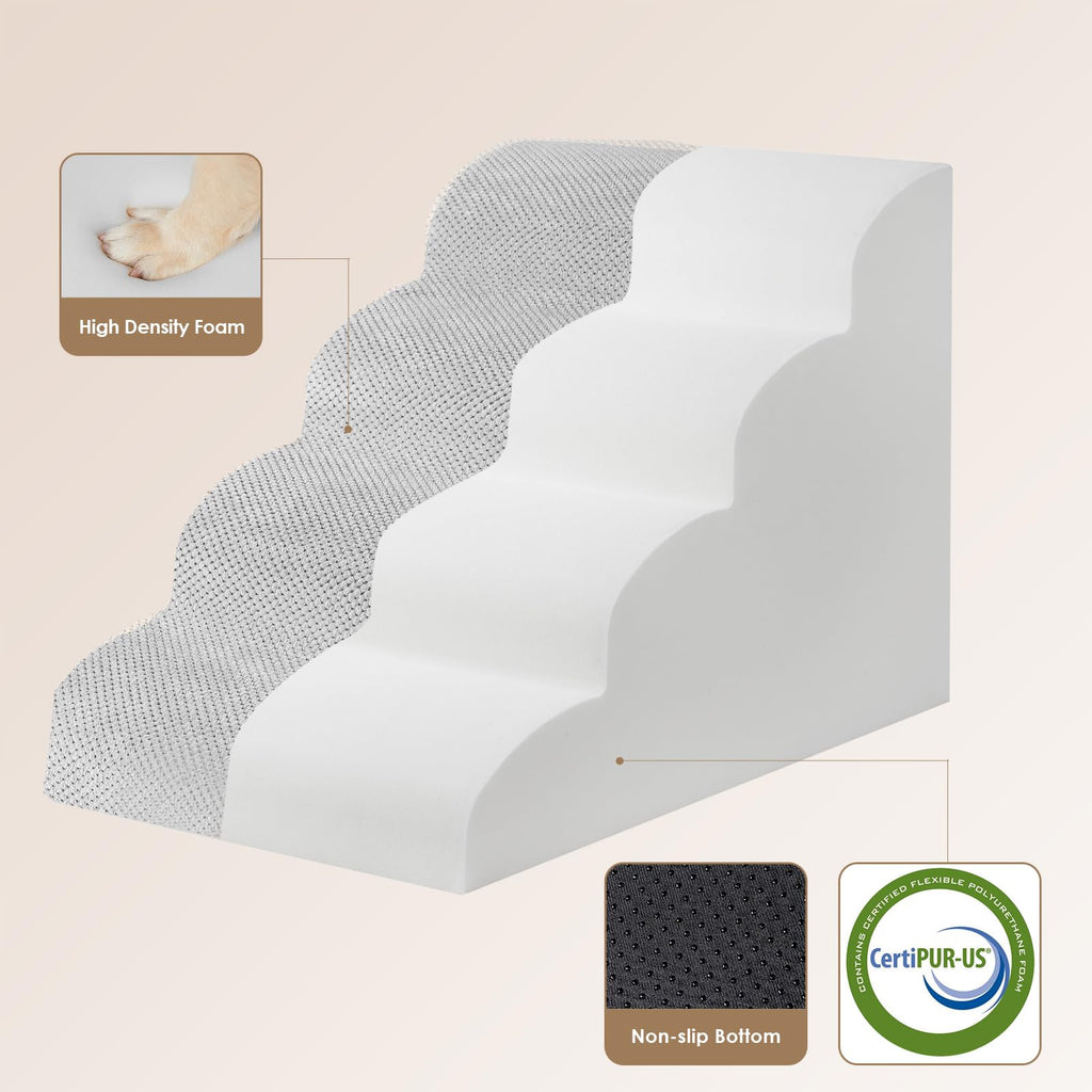 Curved Dog Stairs Ramp 4-Step V560