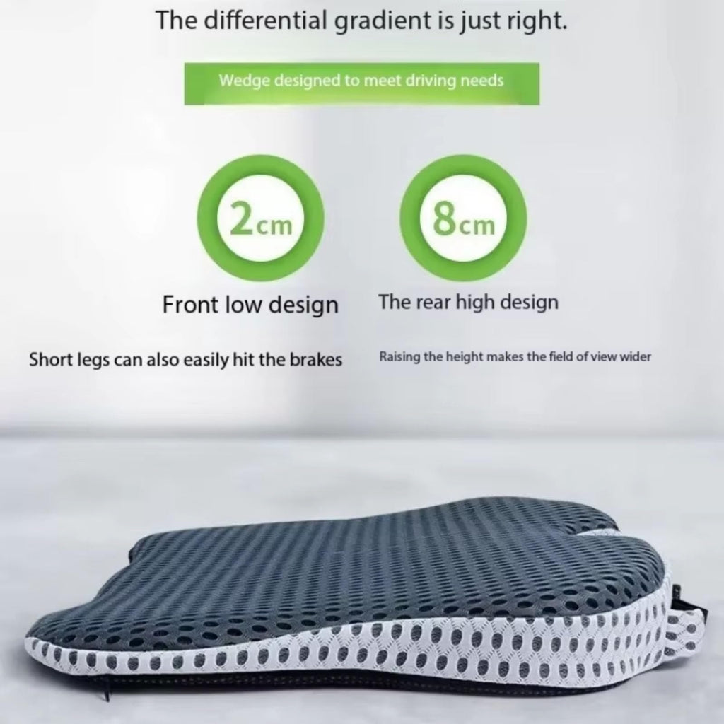 Memory Foam Booster Cushion Wedge Grey K61970