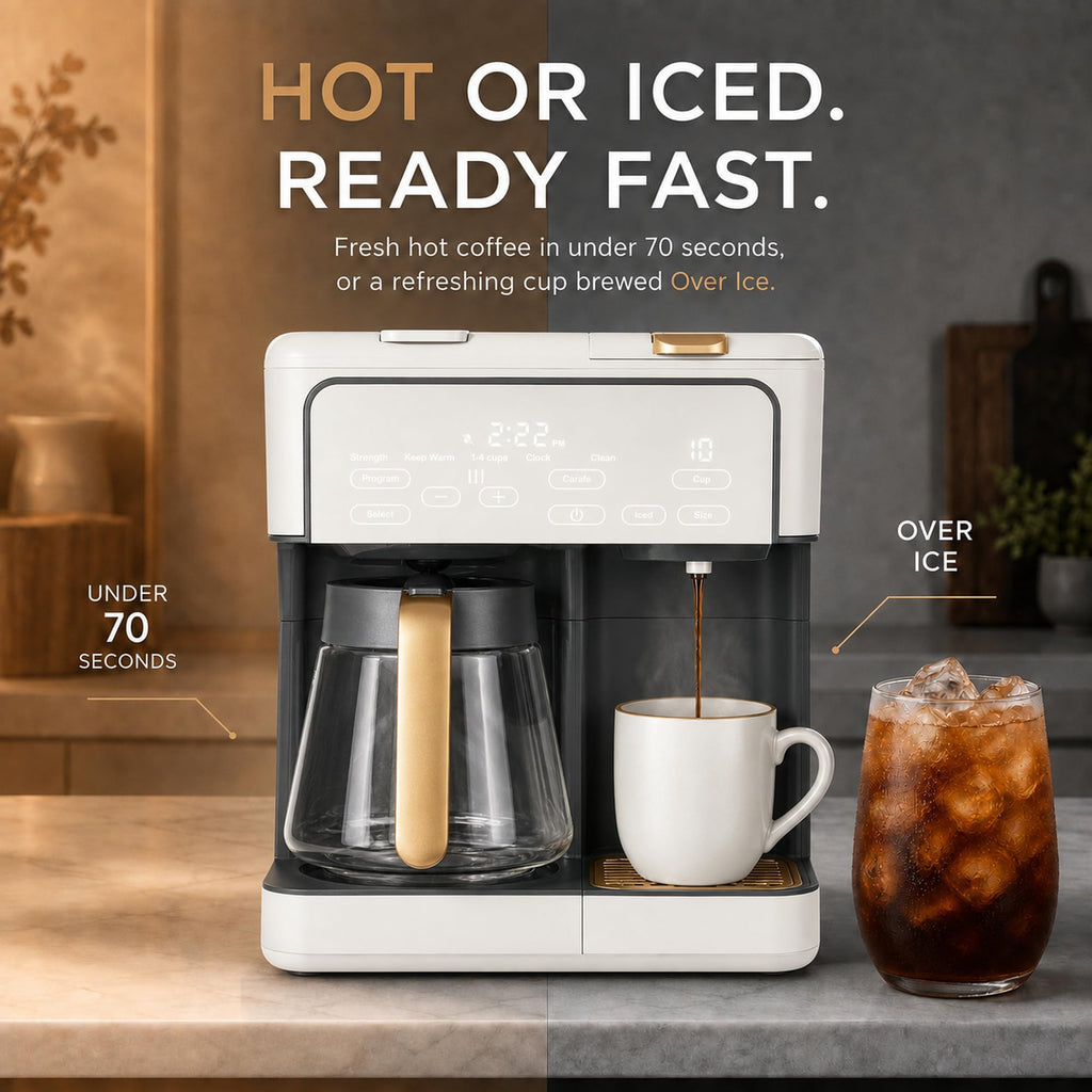 Multi-Brew Coffee Maker 12 Cups Single Serve Programmable J68745