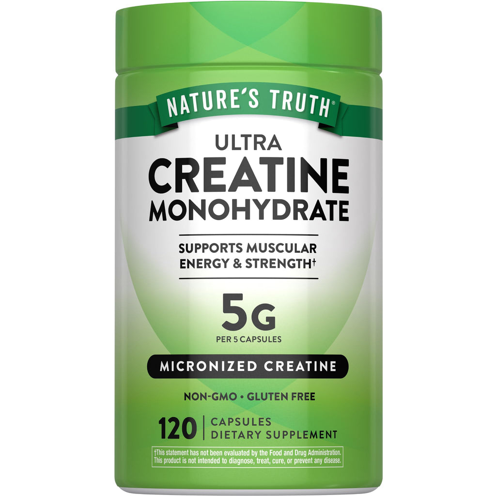 Creatine Monohydrate Capsules 120 Count U4423