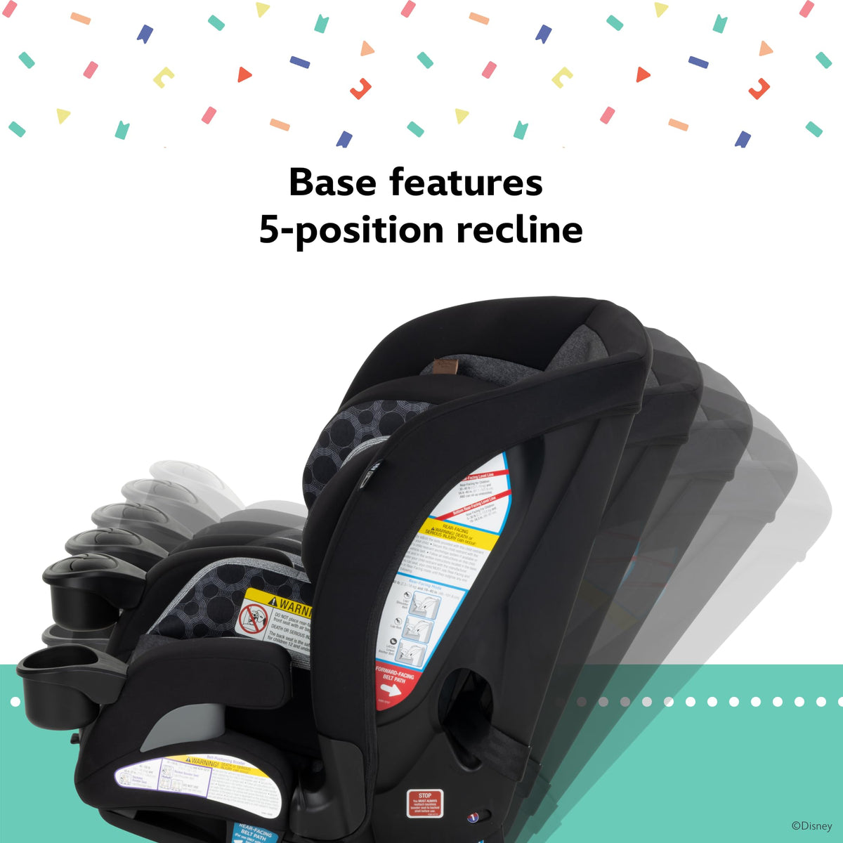 4-in-1 Convertible Car Seat C726