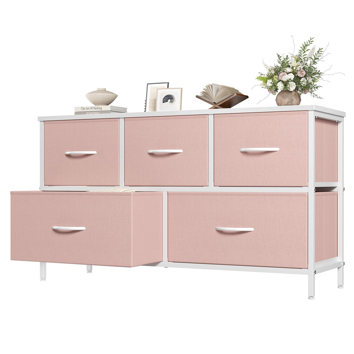 Pink 5 Drawer Dresser B541429