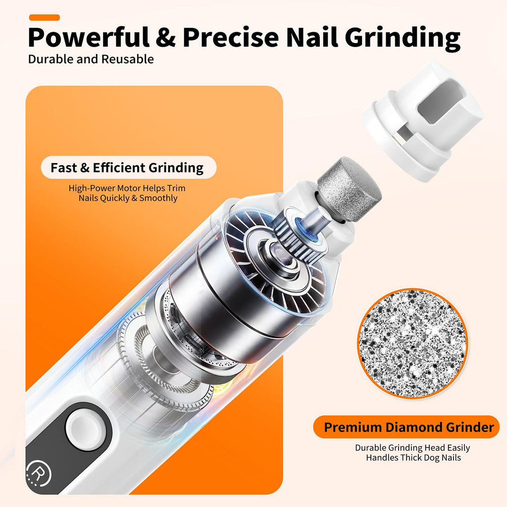 Electric Dog Nail Grinder with LED Light U97655
