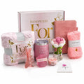 11 Pc Pink Care Package with Blanket A150