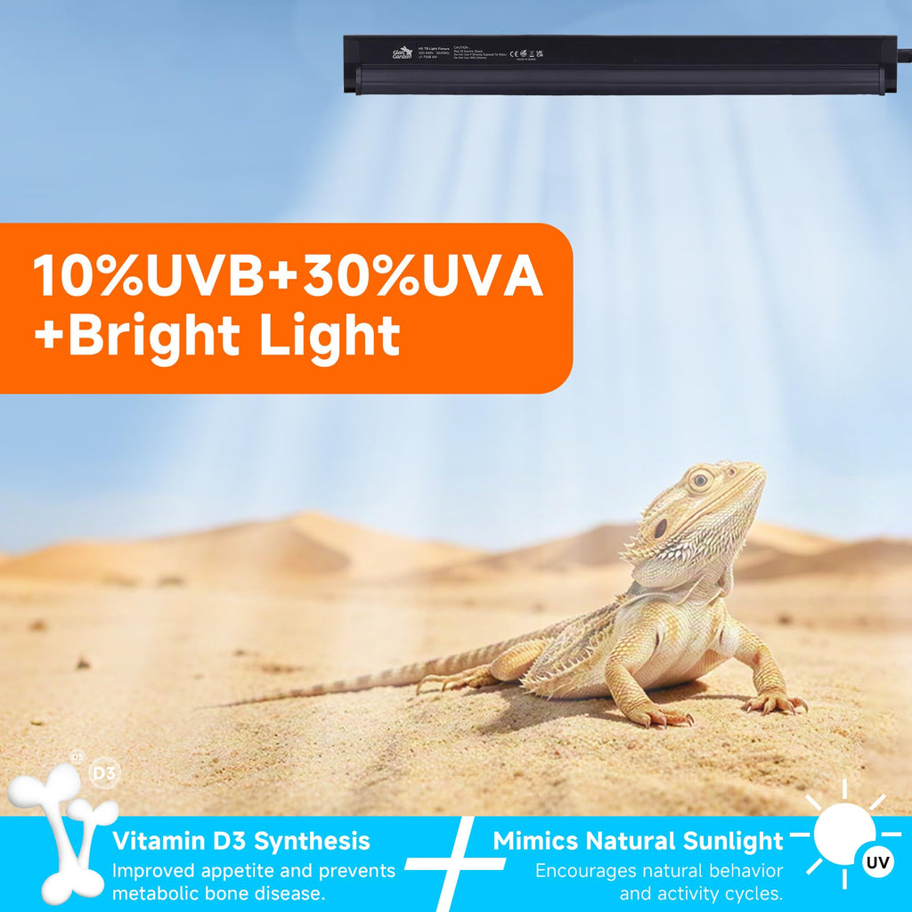 23-Inch 24W UVB Reptile Lighting Combo Kit B681
