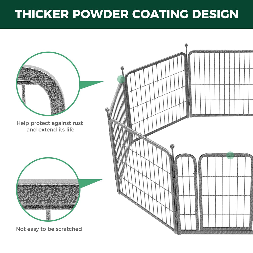 24" H 16 Panels Dog Playpen D89120