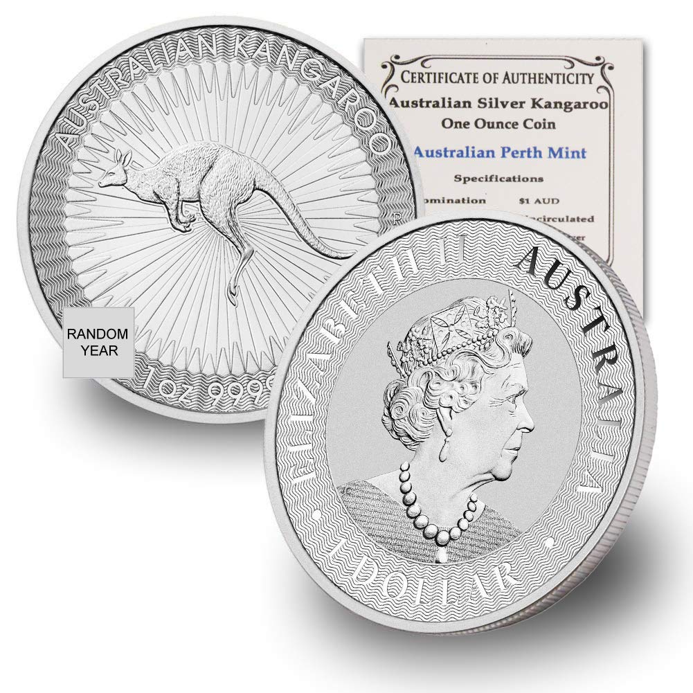 1 oz Australian Silver Kangaroo Coin M253