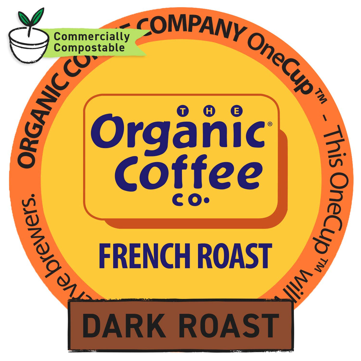Compostable Coffee Pods Dark Roast 36 Ct Z407602