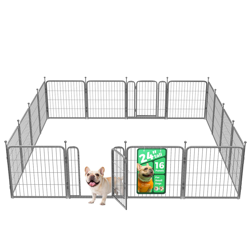24" H 16 Panels Dog Playpen D89120