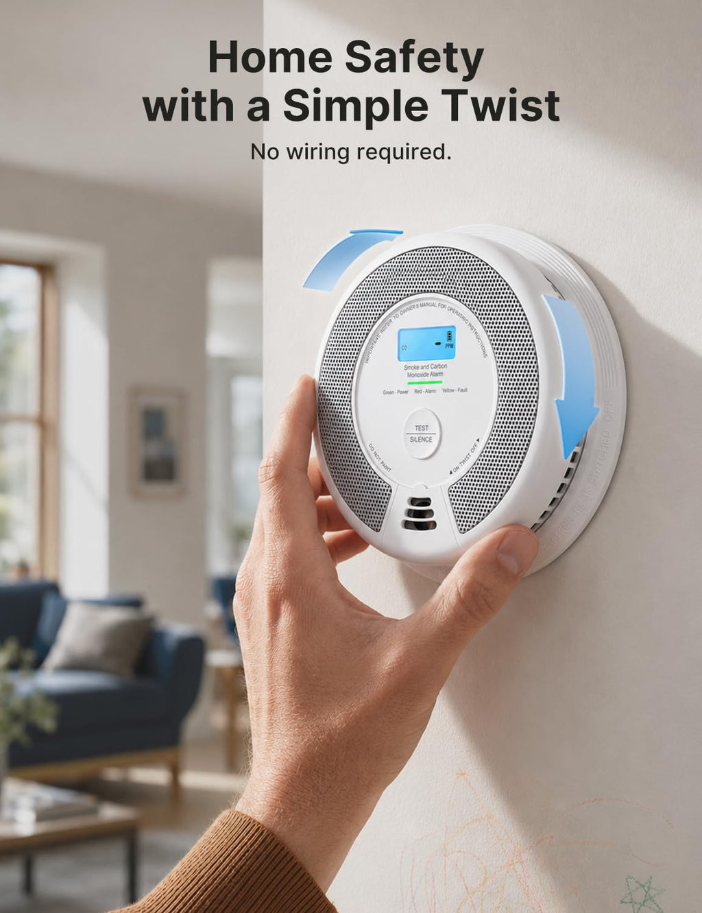 Smoke and Carbon Monoxide Detector Combo 3-Pack U752