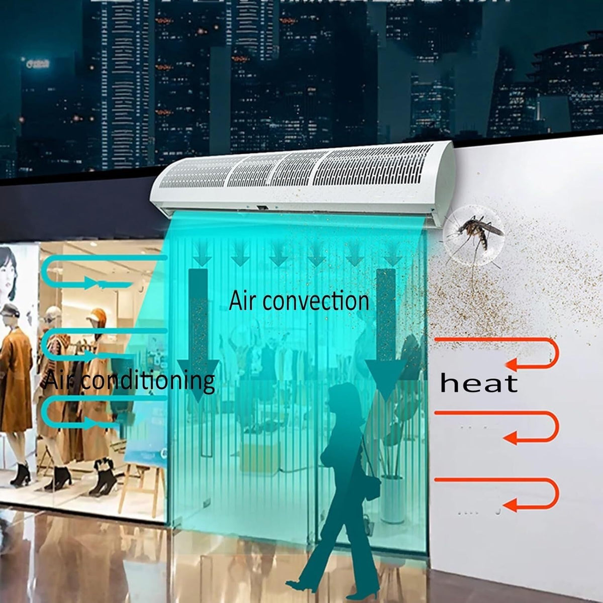 Air Curtain 120cm X341