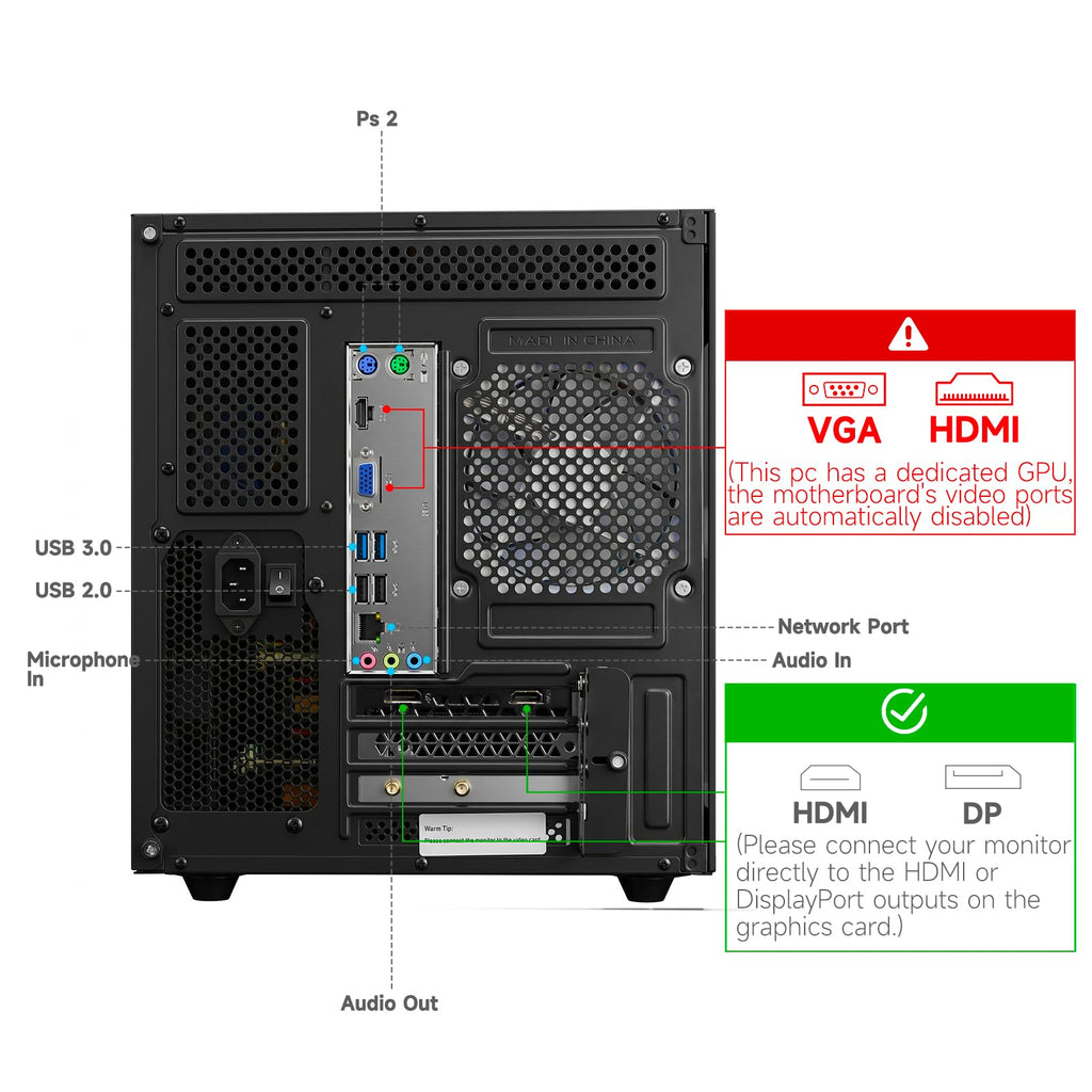 Core i7-14700KF GeForce RTX 4070 12GB Gaming Desktop PC Y806768