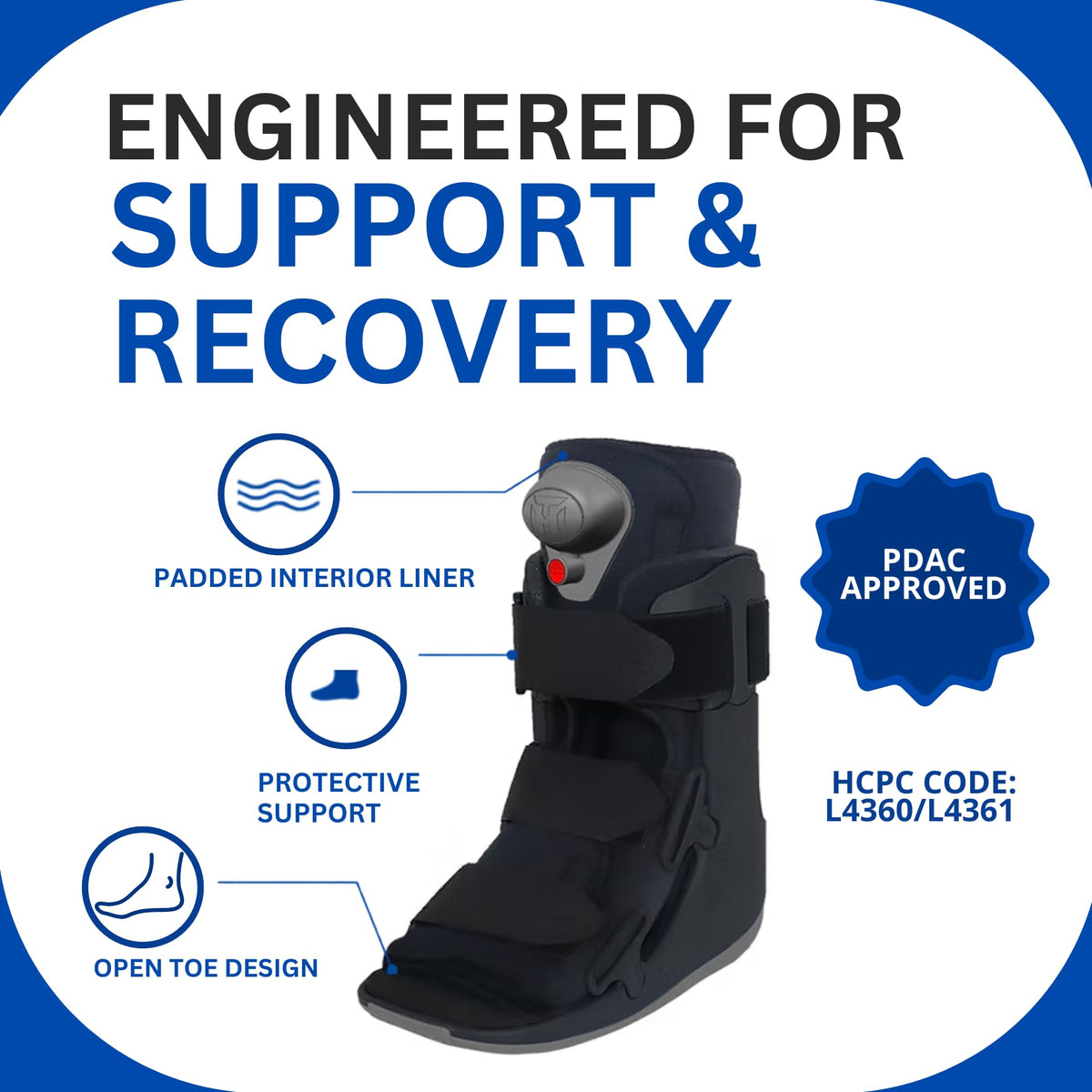 Walker Fracture Boot with Air Pump XLarge R15177