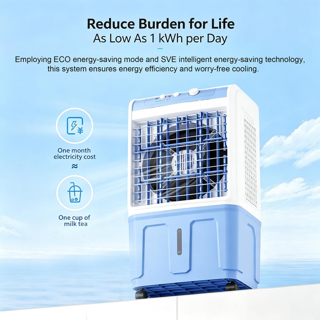 Remote Control Evaporative Air Cooler 20L Q607
