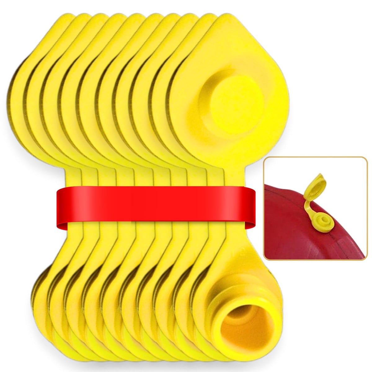 Yellow Plastic Gas Can Vent Caps B317197