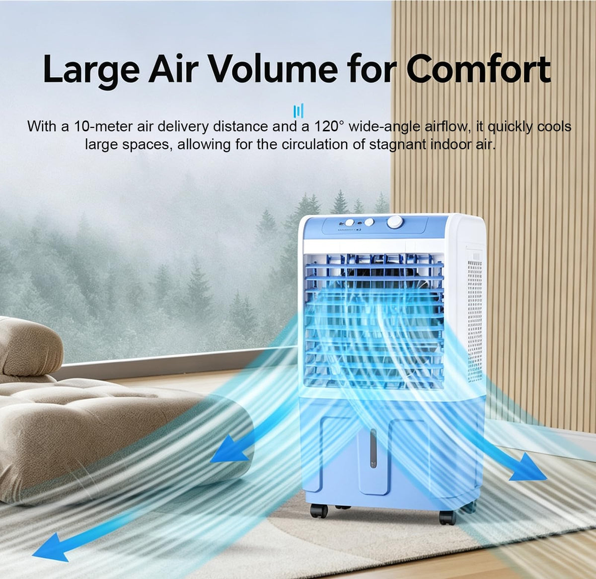 Remote Control Evaporative Air Cooler 20L Q607