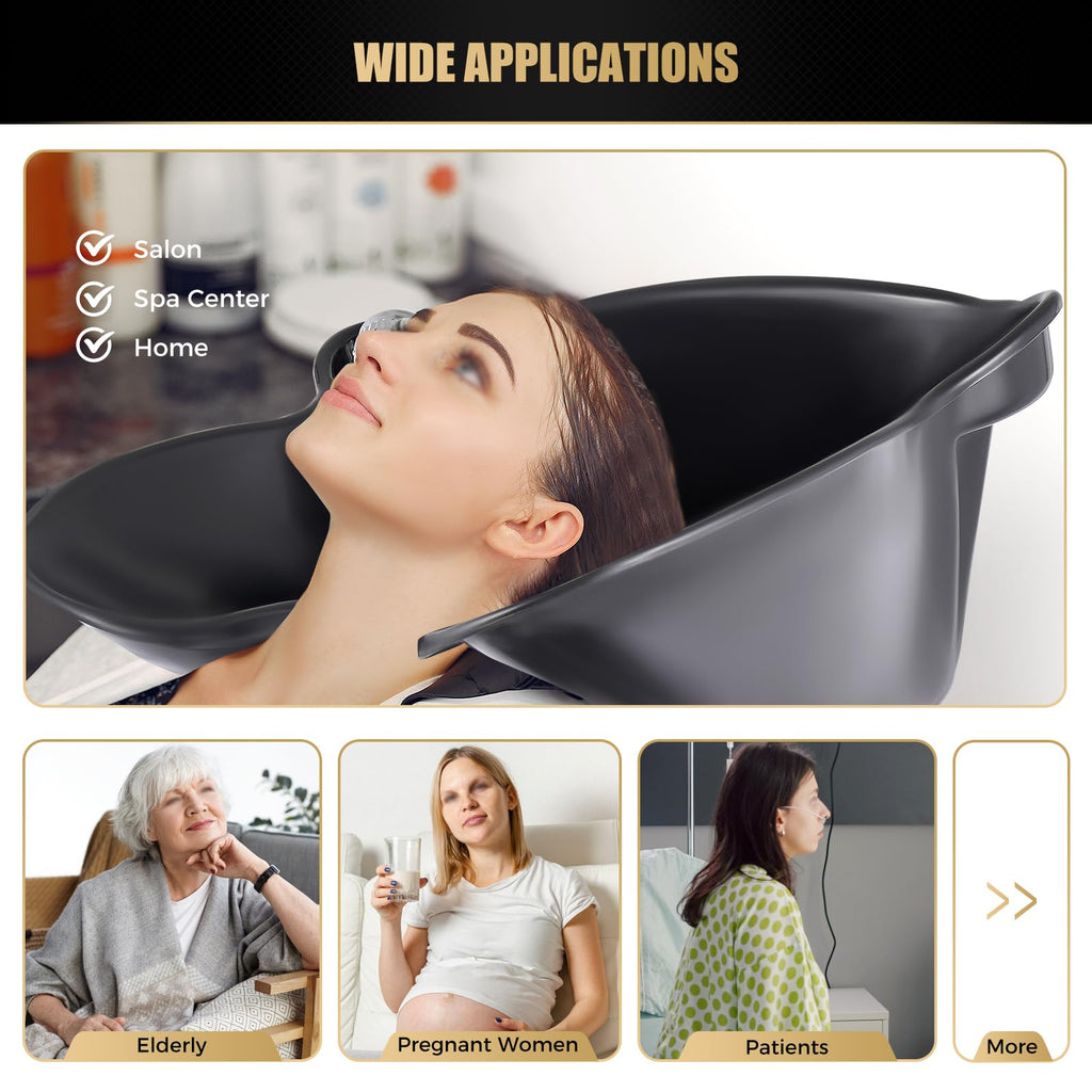 Portable Shampoo Bowl with Electric Pump Y634