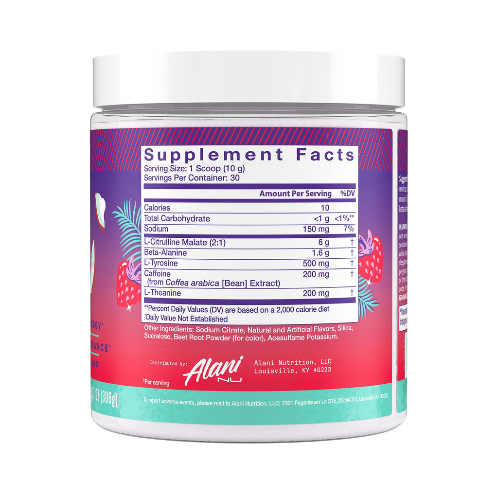 Sugar Free Pre Workout Powder 30 Servings S265950