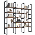 5 Tier Rustic Brown Bookshelf D8090