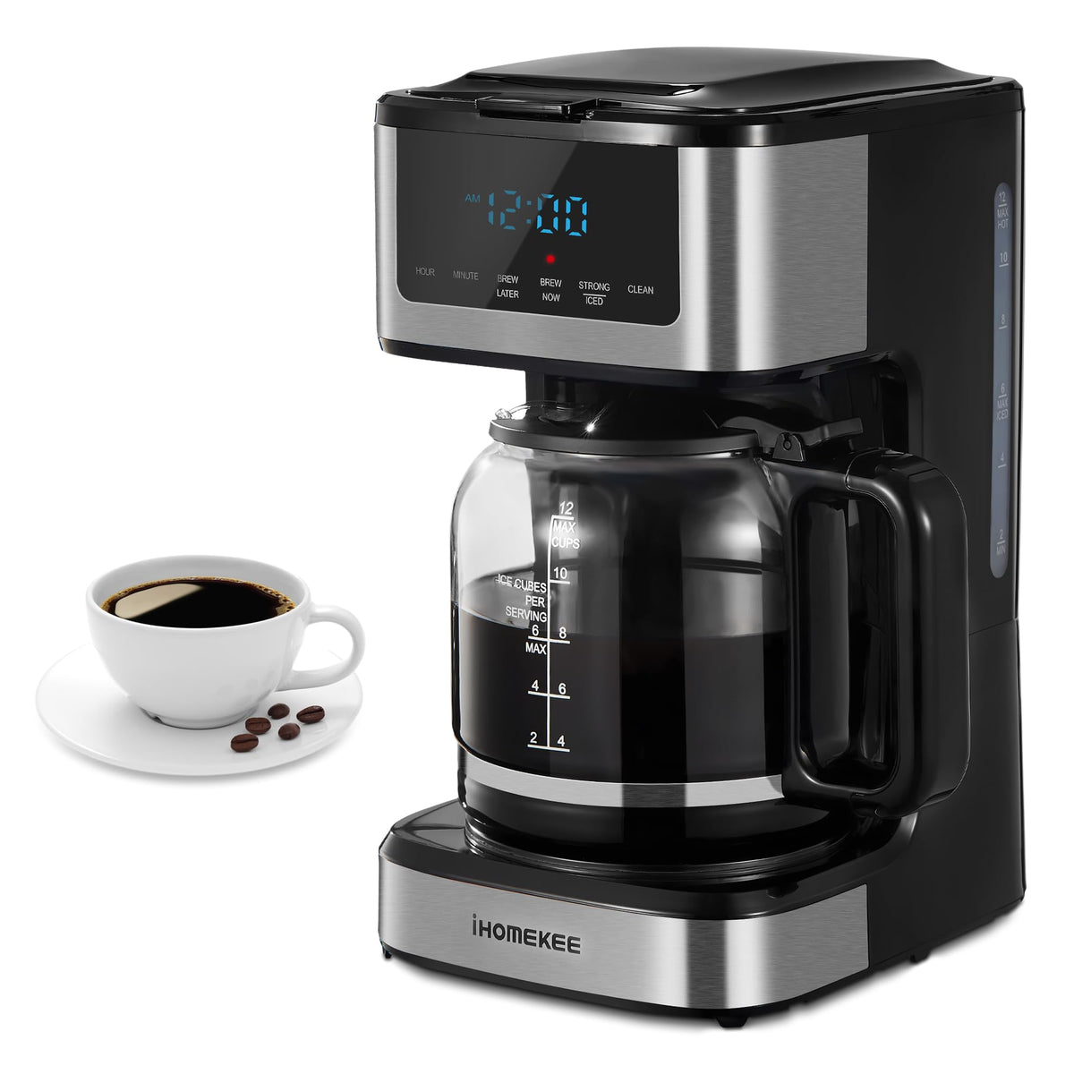 Programmable Drip Coffee Maker 12 Cup Y548