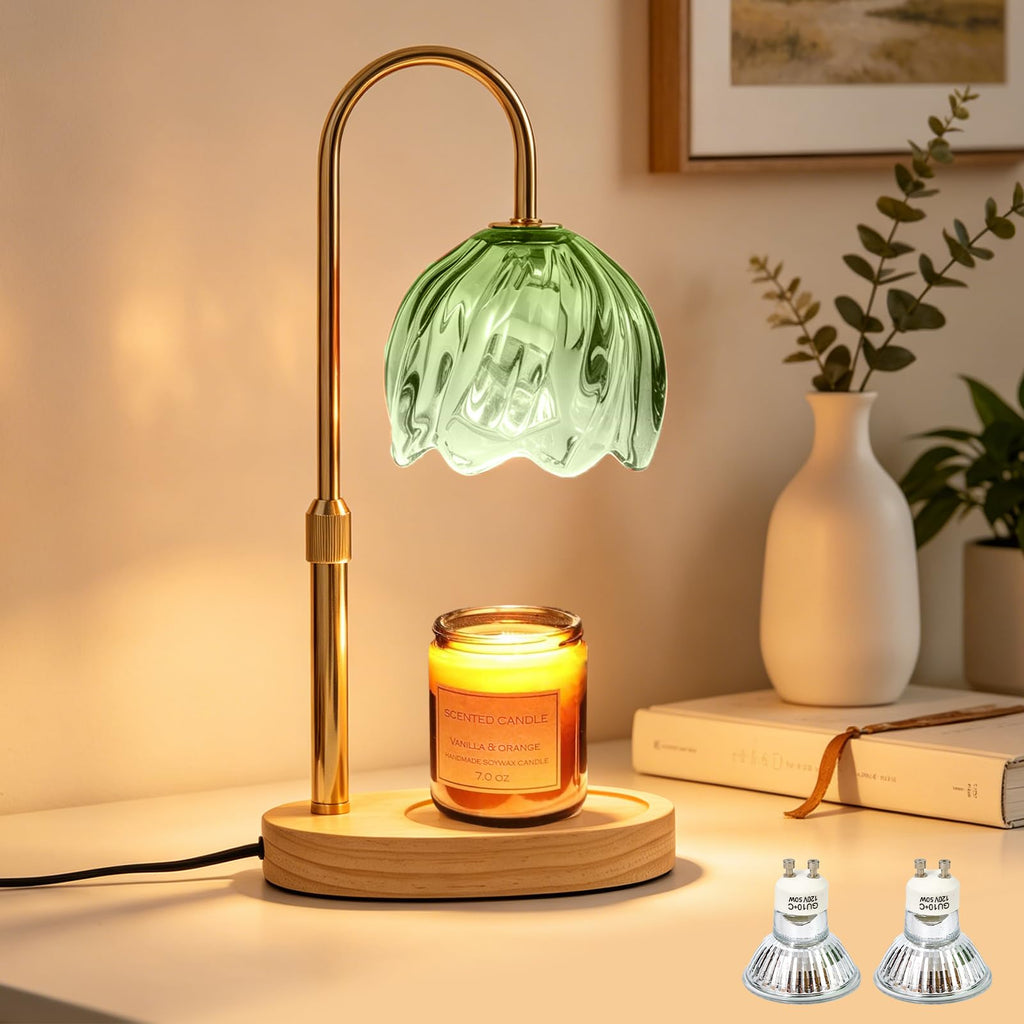 Flower Candle Warmer Lamp with Timer C21582