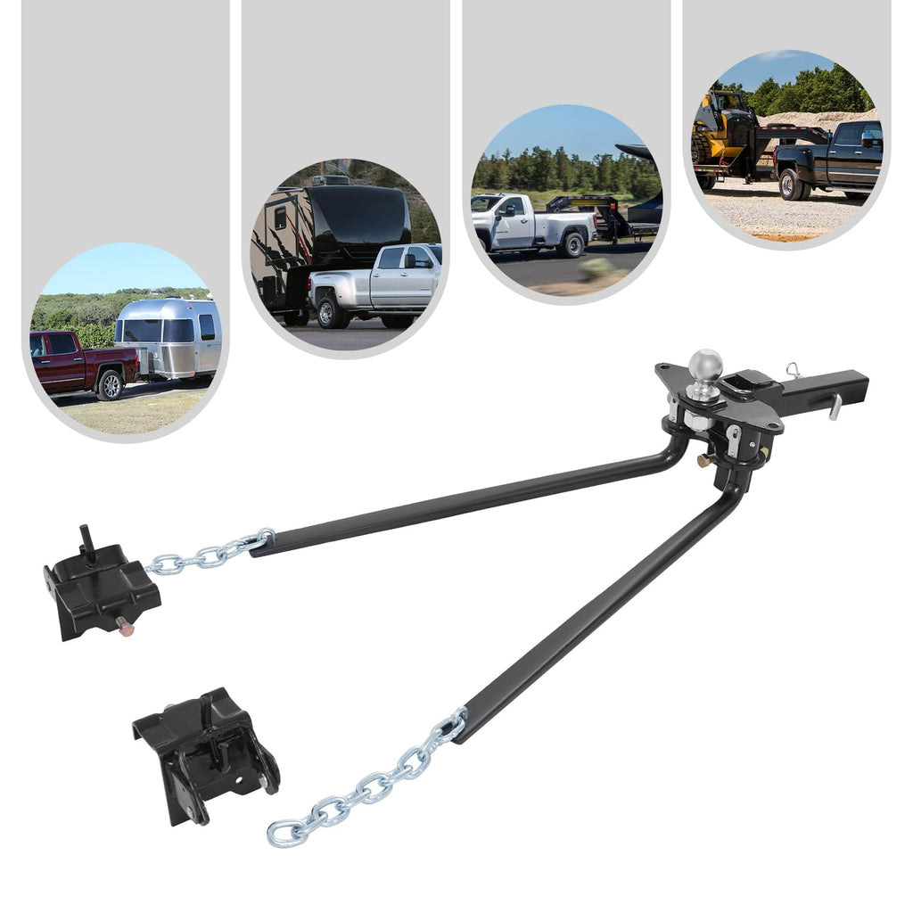 14000lbs Weight Distribution Hitch with Connection Bar F8316