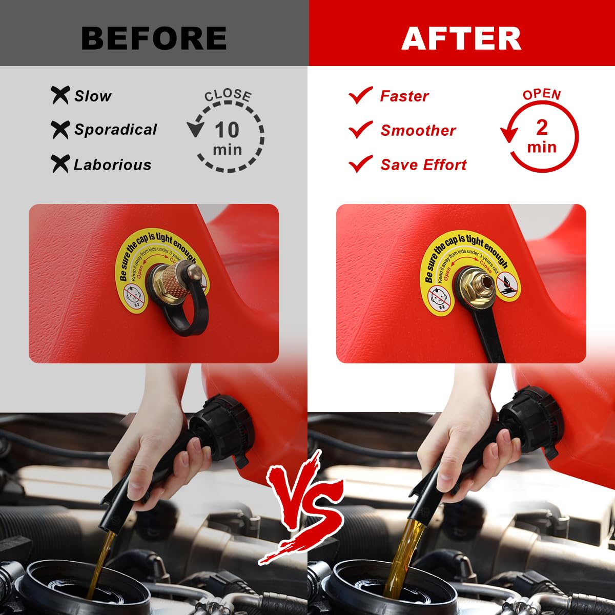 Gas Can Vent Caps 6 Pack A2356